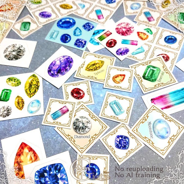 【NEW】フレークシール<宝石>