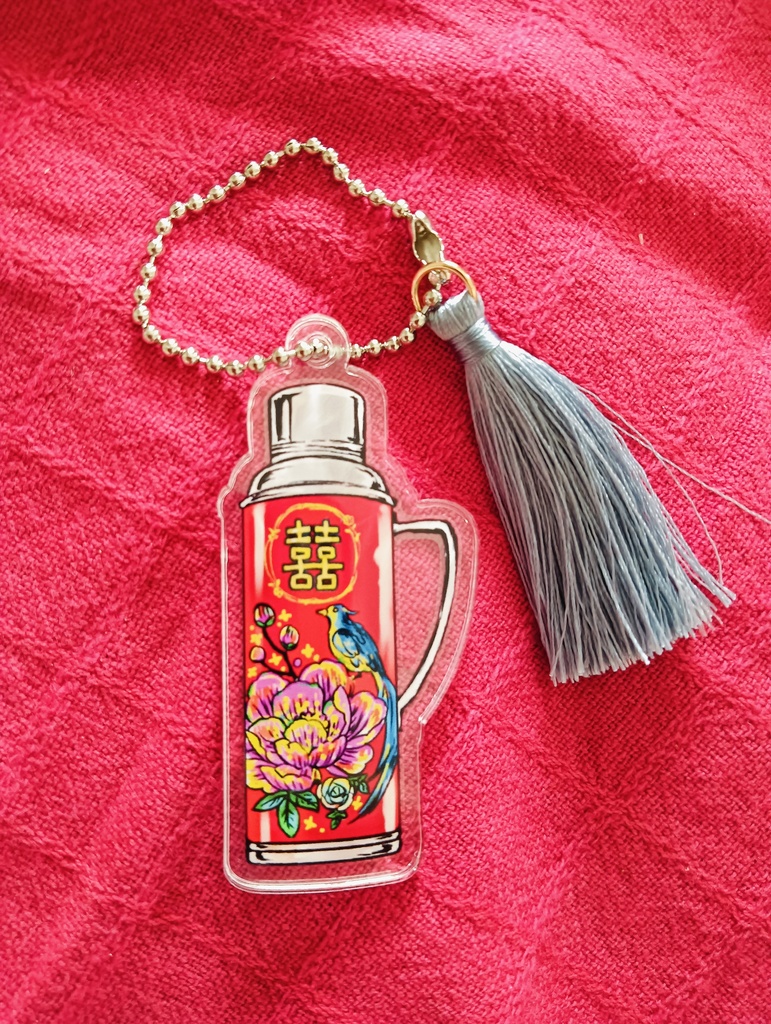 中華アクリルキーホルダー 3種