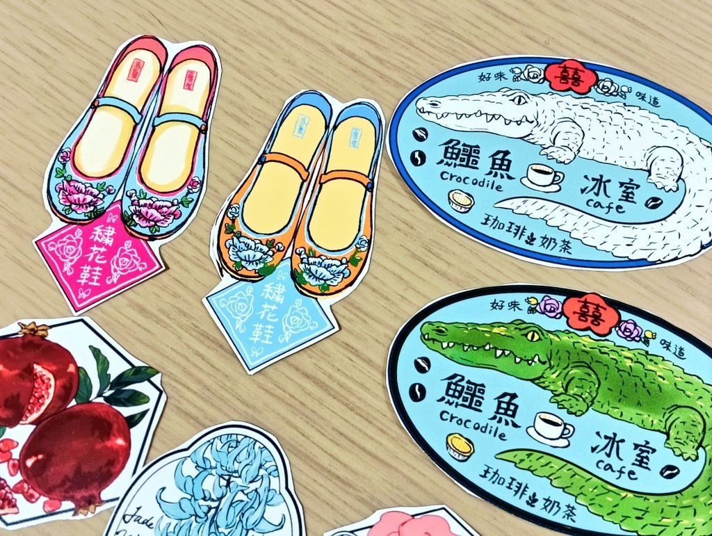 中華ステッカー