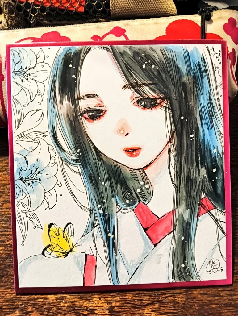 百合と黒髪