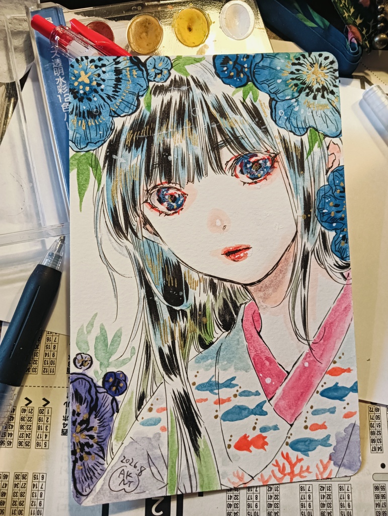 青い芥子