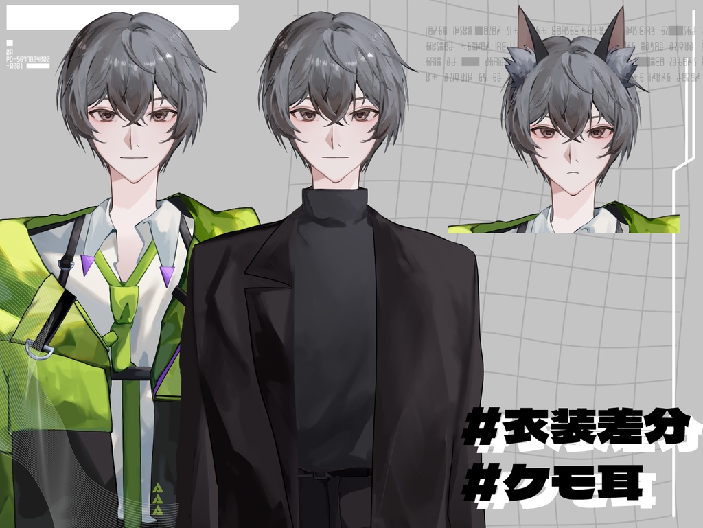 【組み合わせは1000通り以上!】LIVE2Dモデル 君はサボテン🌵 【VTS対応】