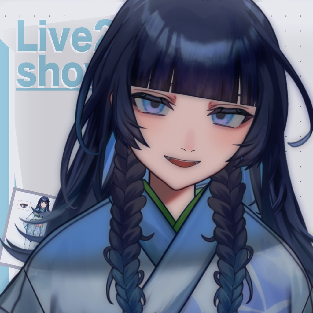 【Live2Dモデル】着物の少女 woman in kimono 