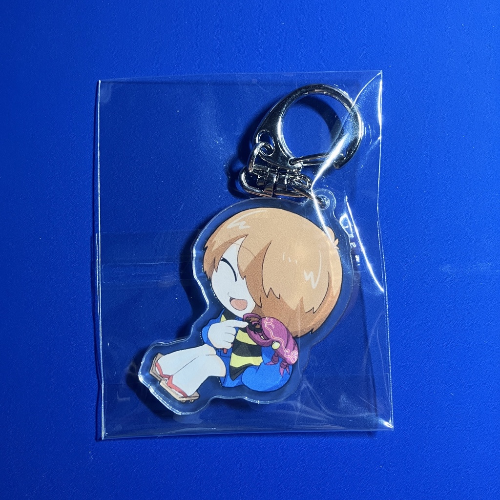 高山&ツノマガリオバケクワガタ アクリルキーホルダー