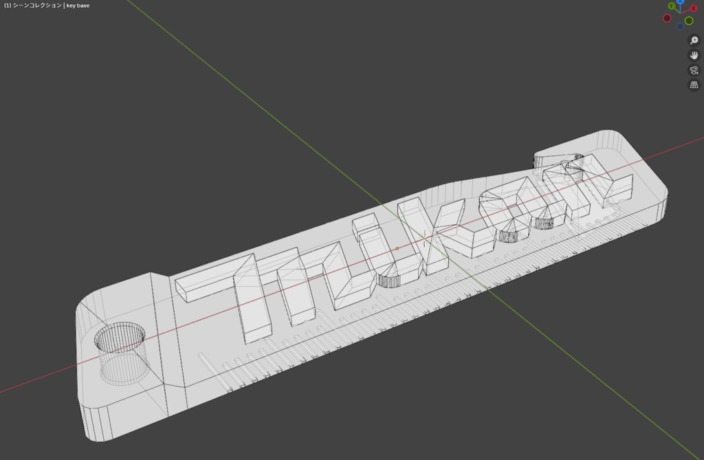 電動工具風カラーの多機能キーホルダーMINI【切断補助&ミニ定規付き】