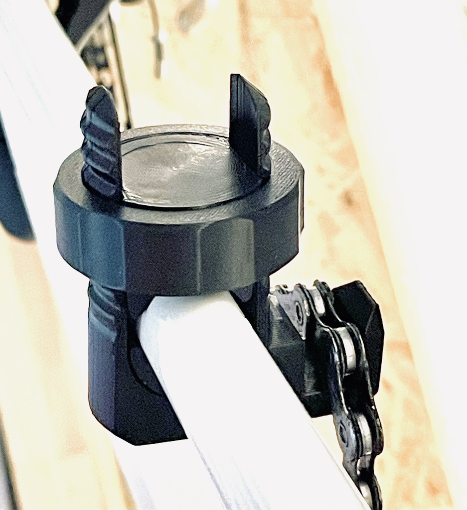 【輪行グッズ】手もフレームも汚さないチェーンハンガー【ホイール交換】