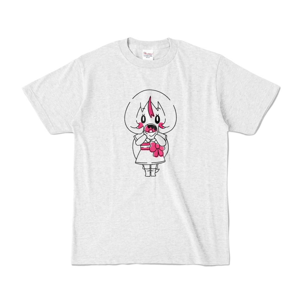 チノ子 淡グレーシャツ【ドーナツ】