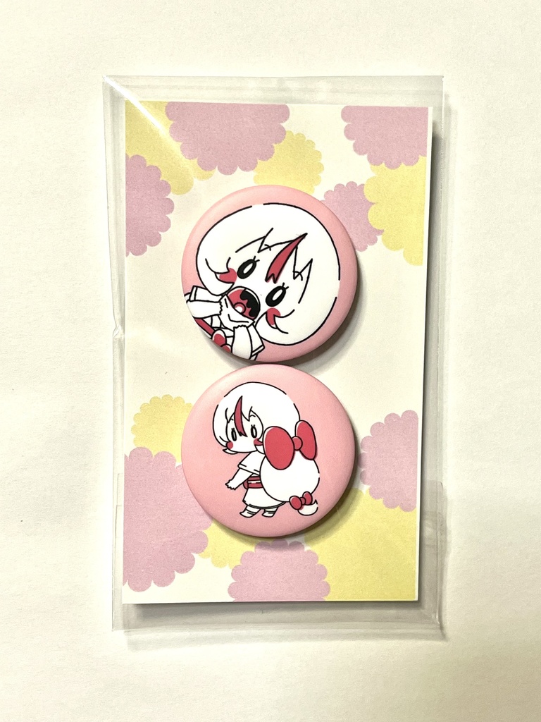 チノ子缶バッジ シンプル