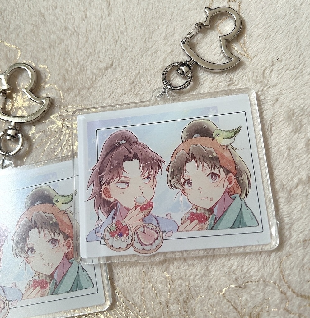 利こま　アクリルキーホルダー