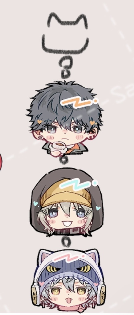 ヴァガストロム3連アクキー