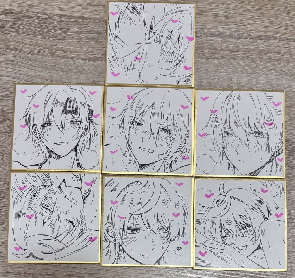 ランダム色紙ミニ翔玲音