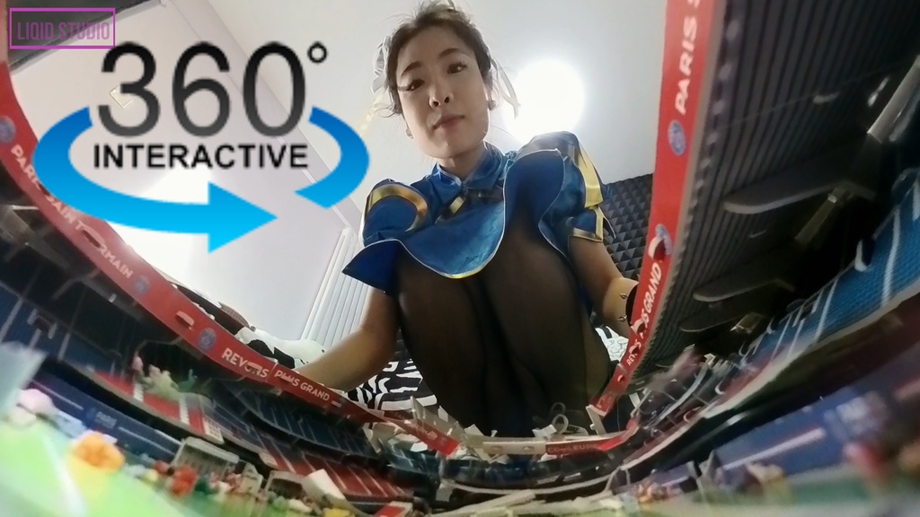 【VR360 ° 巨大娘】世界を制覇する王者・巨大春レイさま 前編