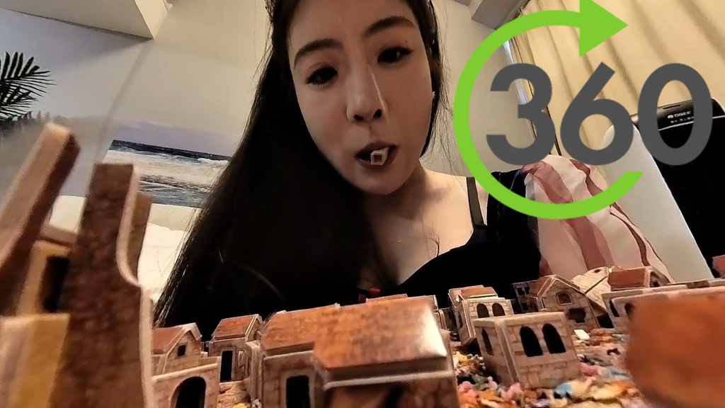 【VR360 ° 巨大娘】巨大白雪姫・世界で一番美人の逆襲!! 後編