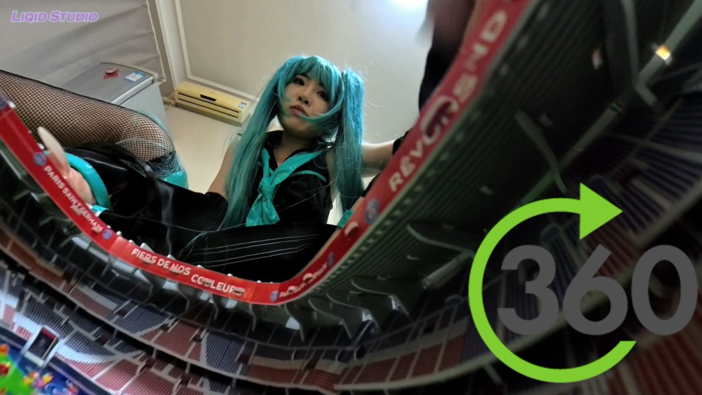 【VR360 ° 巨大娘】巨大初音ミク・叫び声コンテストで盛り上がれ♪（日本語音声）　part 2