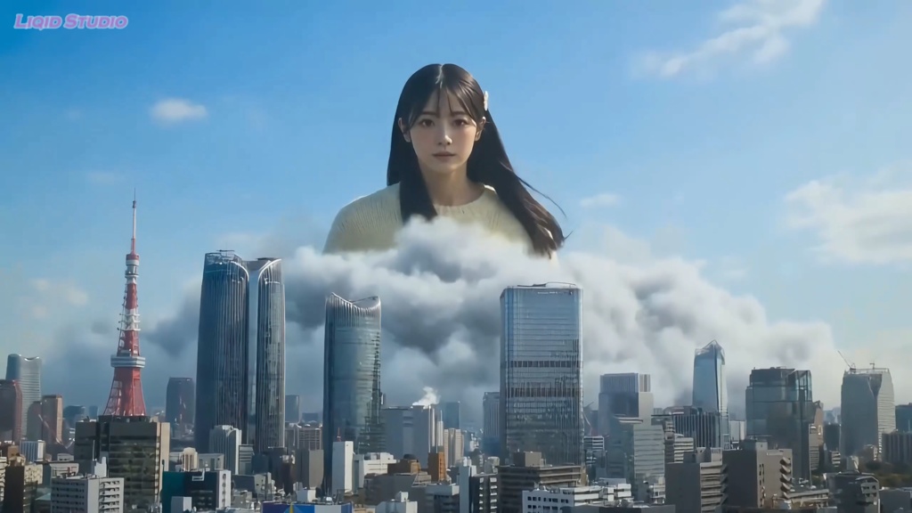 【AI 巨大娘】女神覚醒 （第4話：美奈、無敵へ?） (日本語音声)