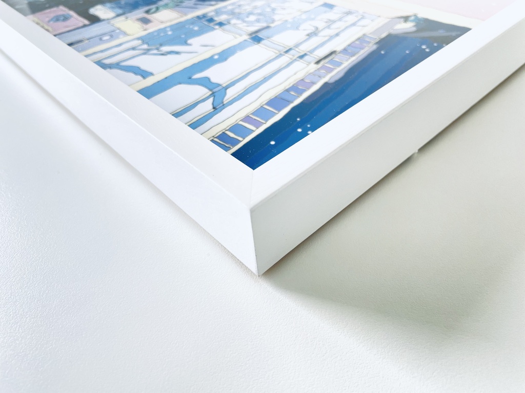 出力作品「希望の朝に」三宮の風景/Sannomiya-KOBE