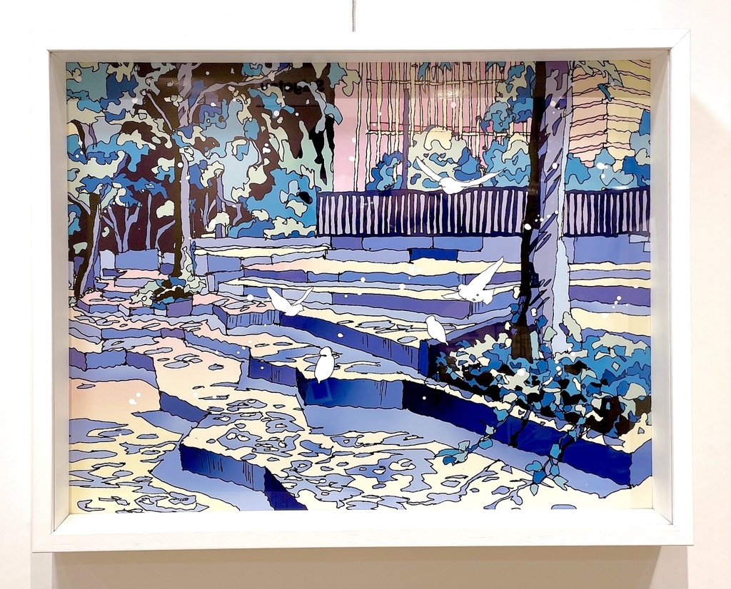 出力作品「すこやかに」三宮の風景/Sannomiya-KOBE