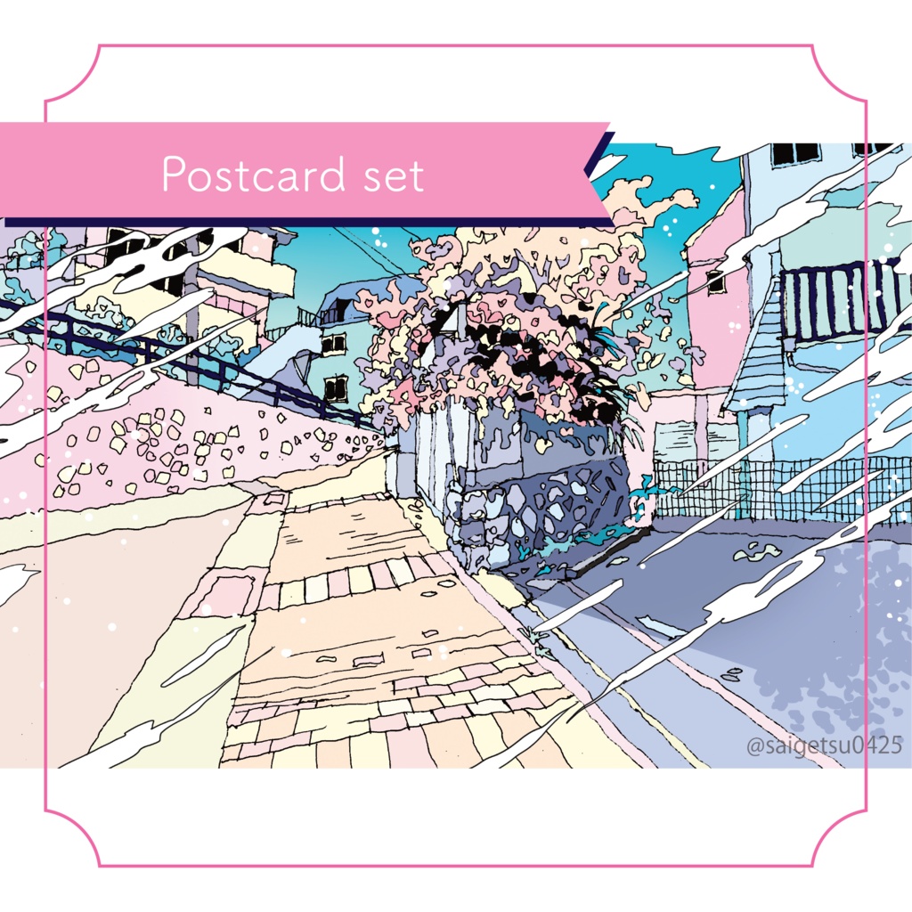 6枚セット「三宮の風景」/postcard 6sheets set[Sannomiya, KOBE]