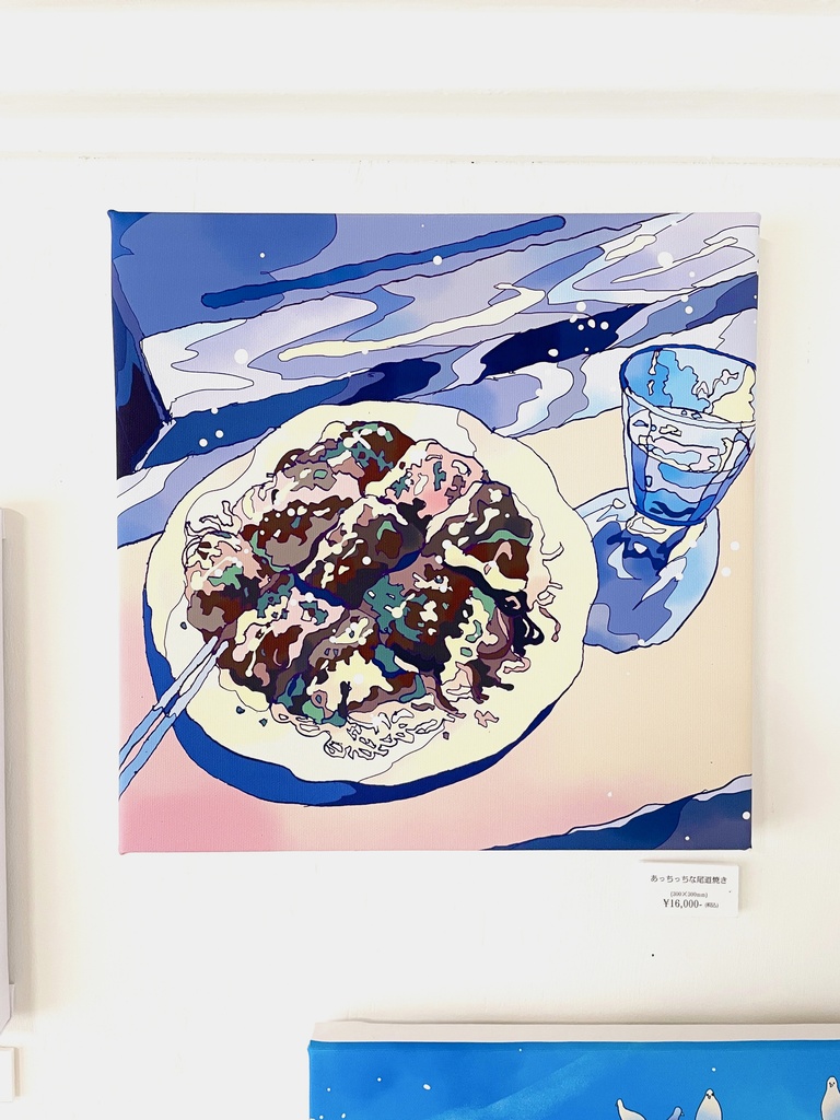 出力作品「あっちっちな尾道焼き」尾道の風景/printed canvas [Onomichi]