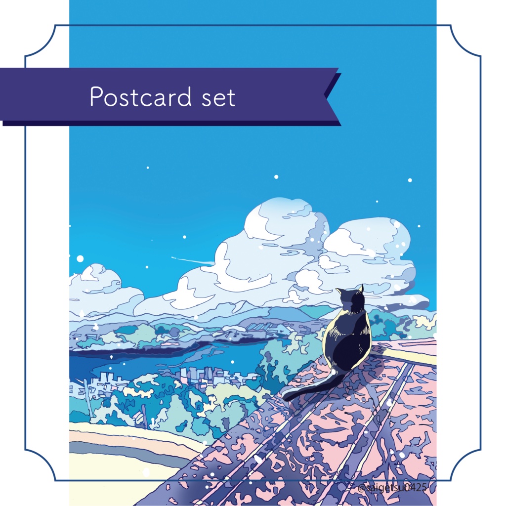 8枚セット「尾道の風景」/postcard 8sheets set[Onomichi,HIROSHIMA]