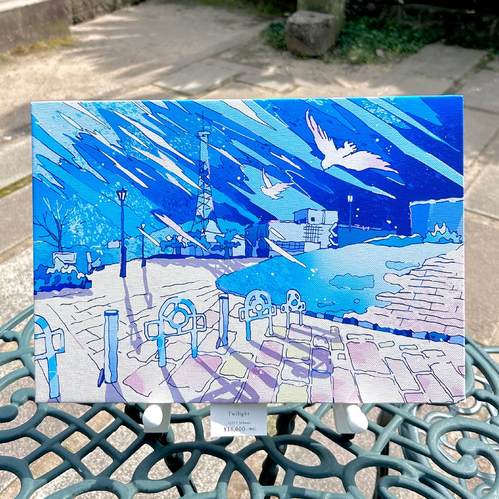 出力作品「Twilight」長崎の風景/ printed canvas [Nagasaki]