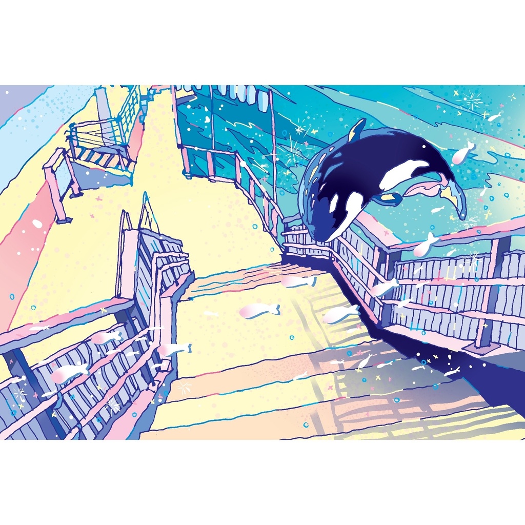 postcard「グリコ・ゲーム」なんばの風景/Namba