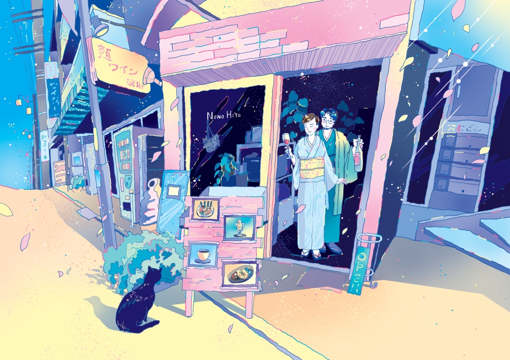 【個人依頼】キャンバス作品(B4〜A3サイズ)