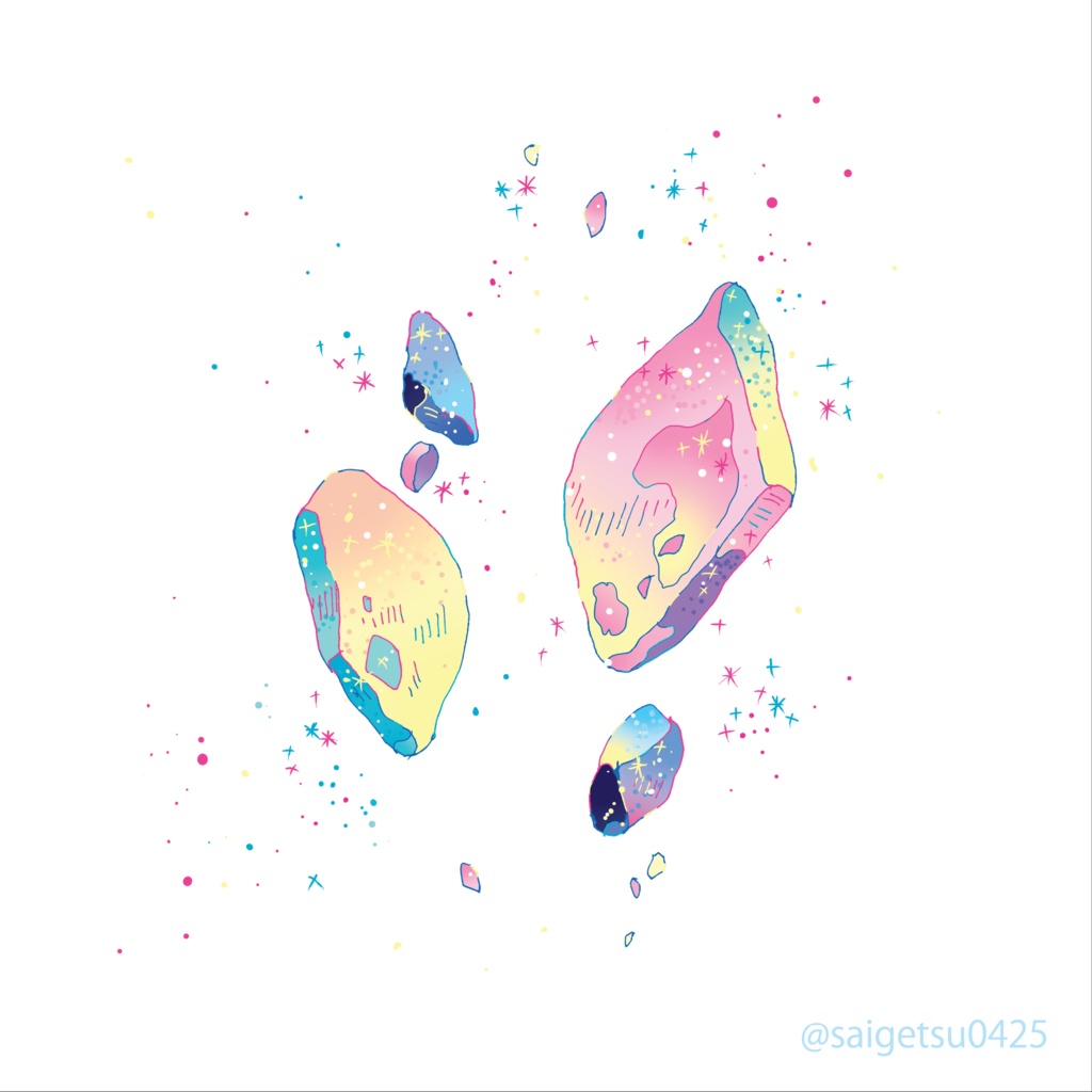 出力作品「KAKERA」/ Canvas print