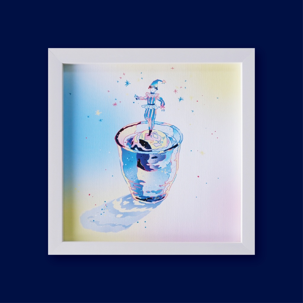 出力作品「Mr.Lonely」/ Canvas print