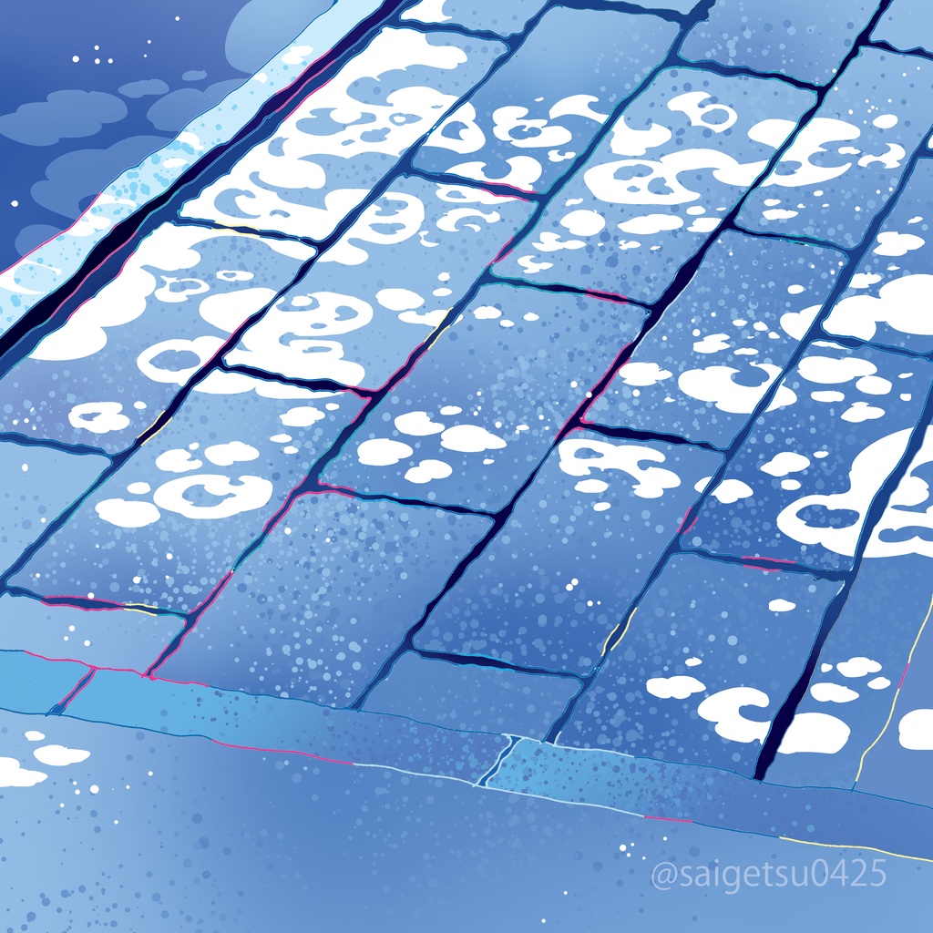 出力作品「Daily light-Ⅰ」/ Canvas print