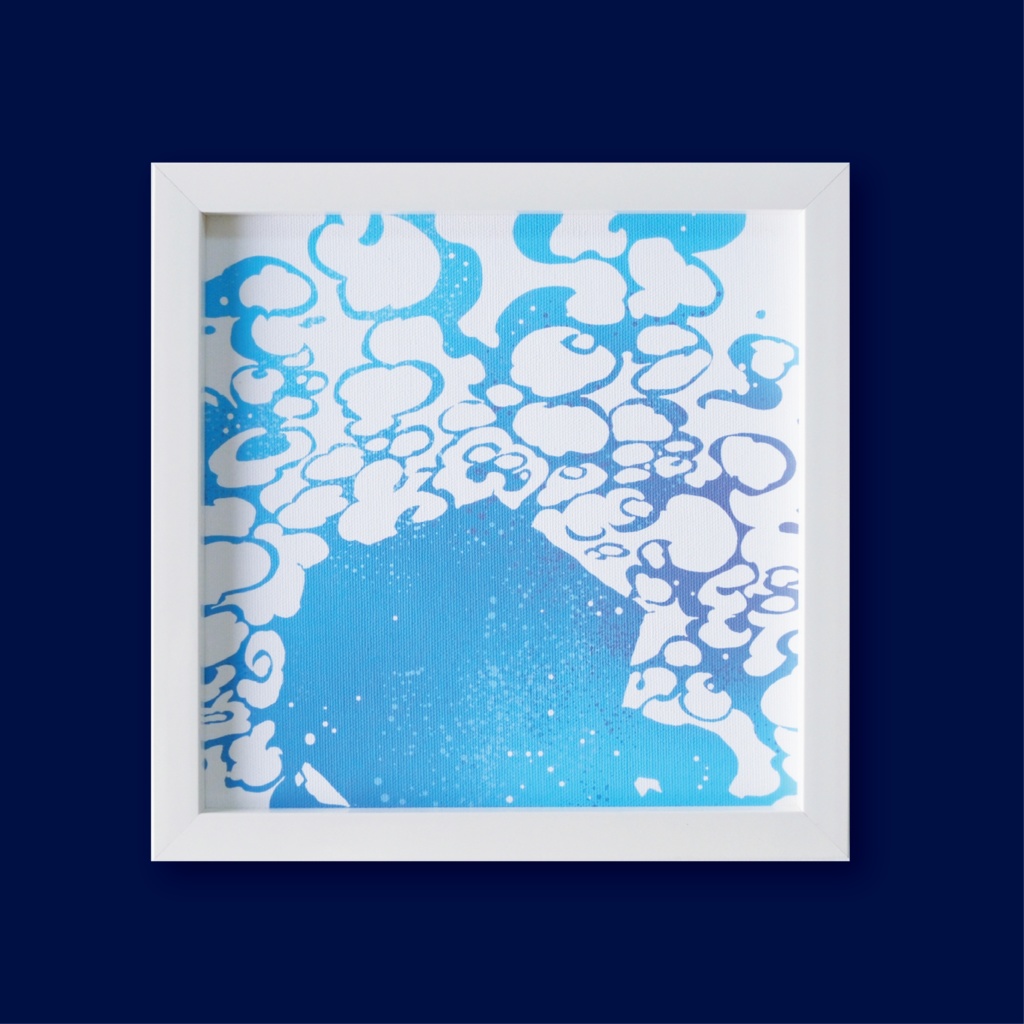 出力作品「Daily light-Ⅱ」/ Canvas print