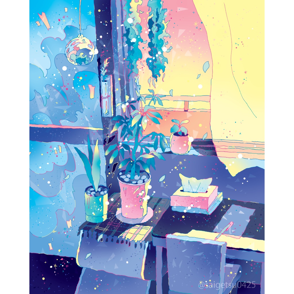 postcard「さいごの夜が見た朝」