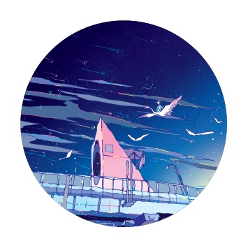 ステッカー/sticker「なんばの風景Ⅰ」