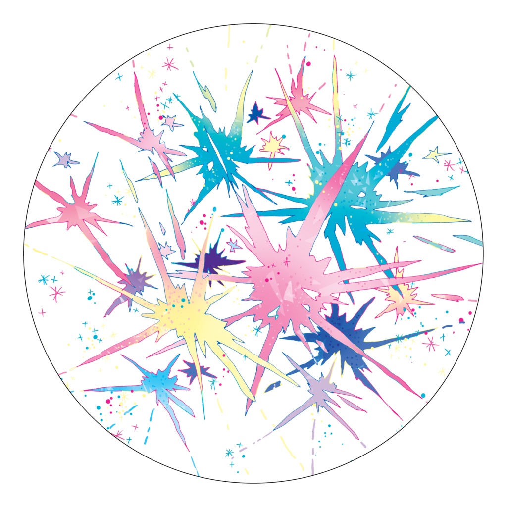 ステッカー/sticker「HIKARI」
