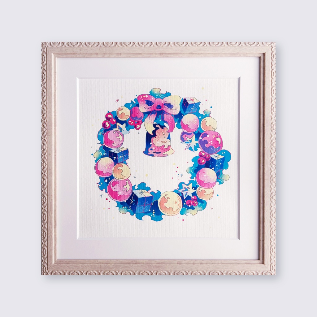 出力作品「Christmas Day」梅田の風景/ Canvas print [Umeda, OSAKA]