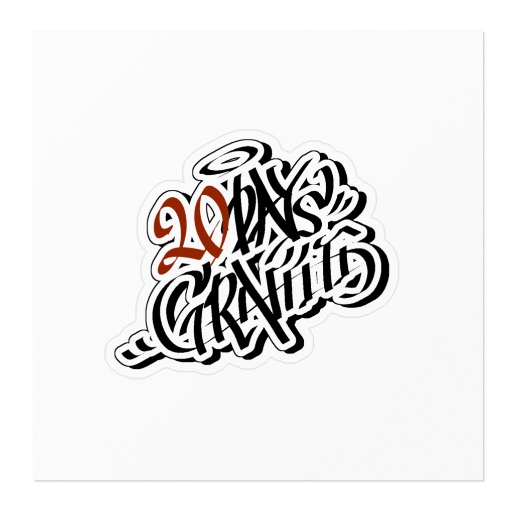 20Days Graffiti ステッカー【クラフ特区】