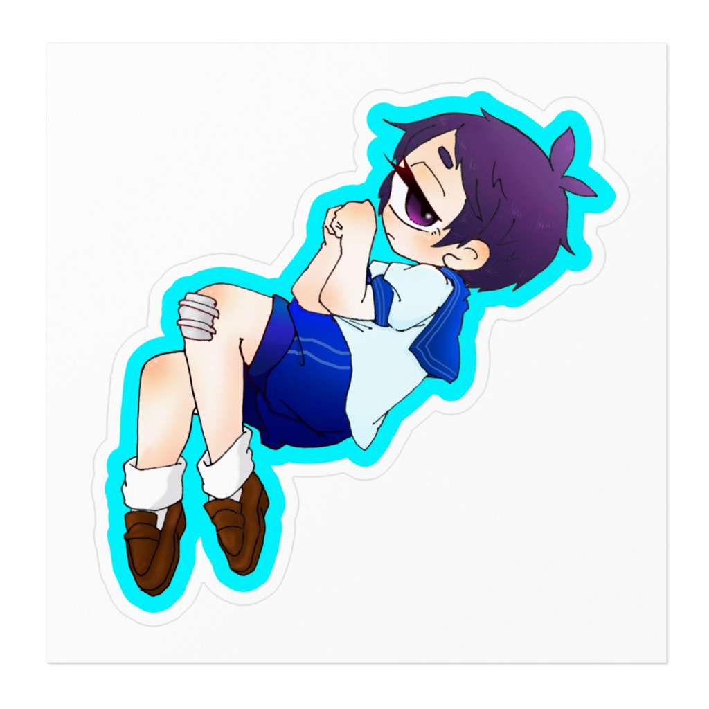 ショ単眼くんステッカー