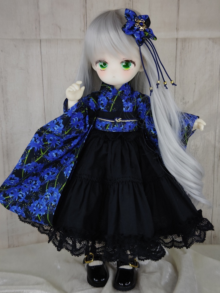 TinyFox/imomodoll(1/6)用着物ドレス【T-004】