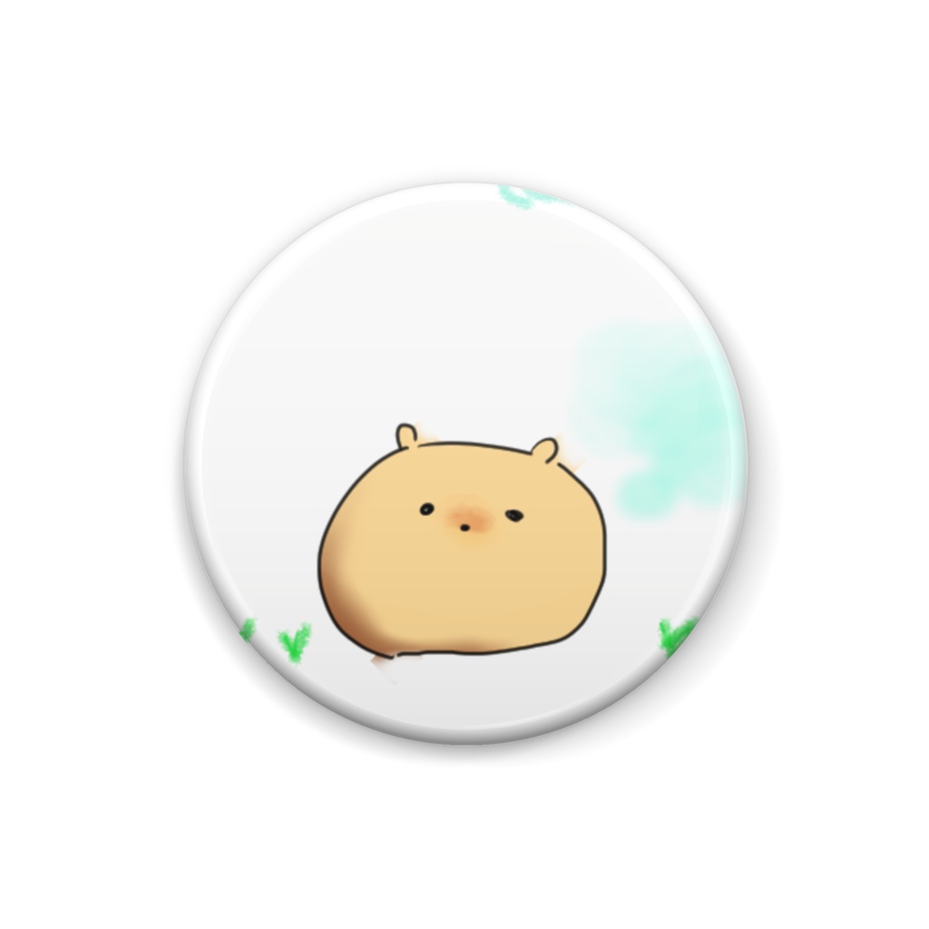 ぷーたん　缶バッジ