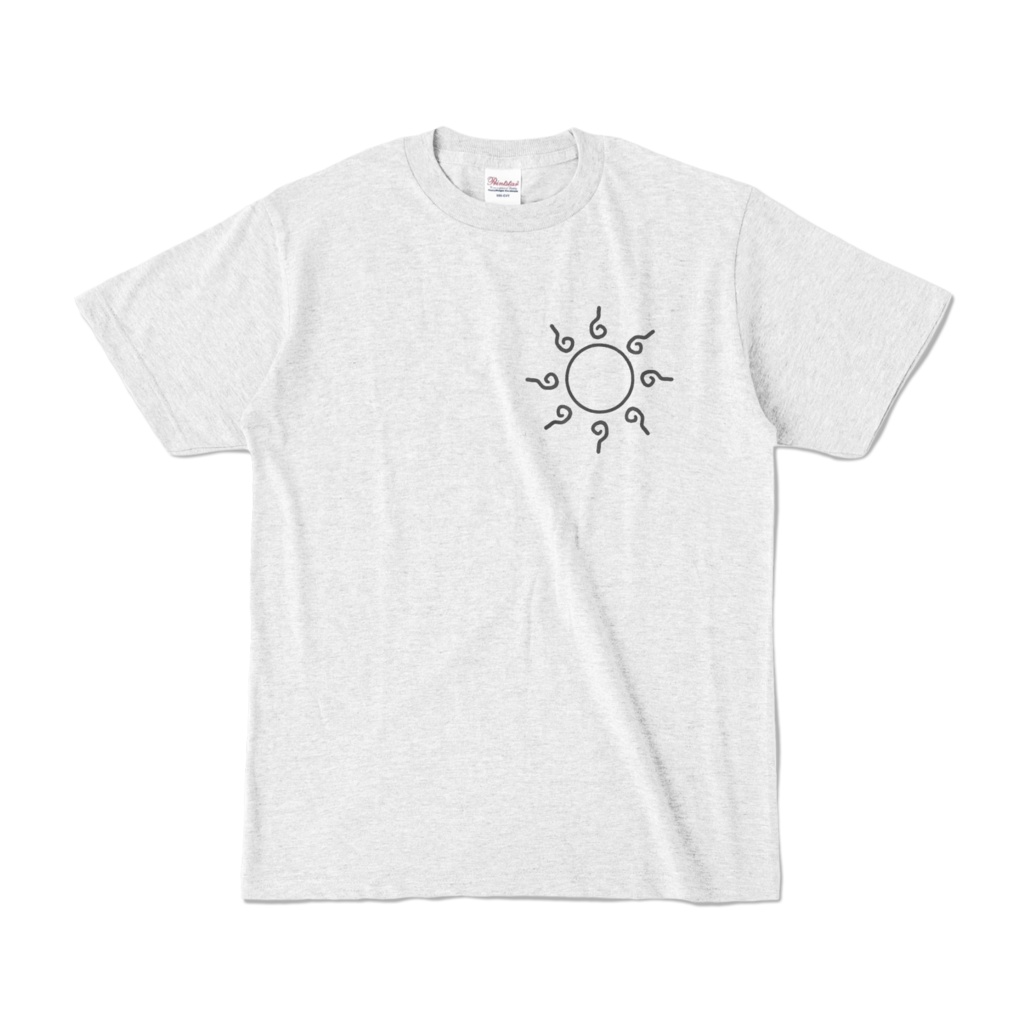 獅子神のオリジナル部屋着:Tシャツ白・黒ロゴ