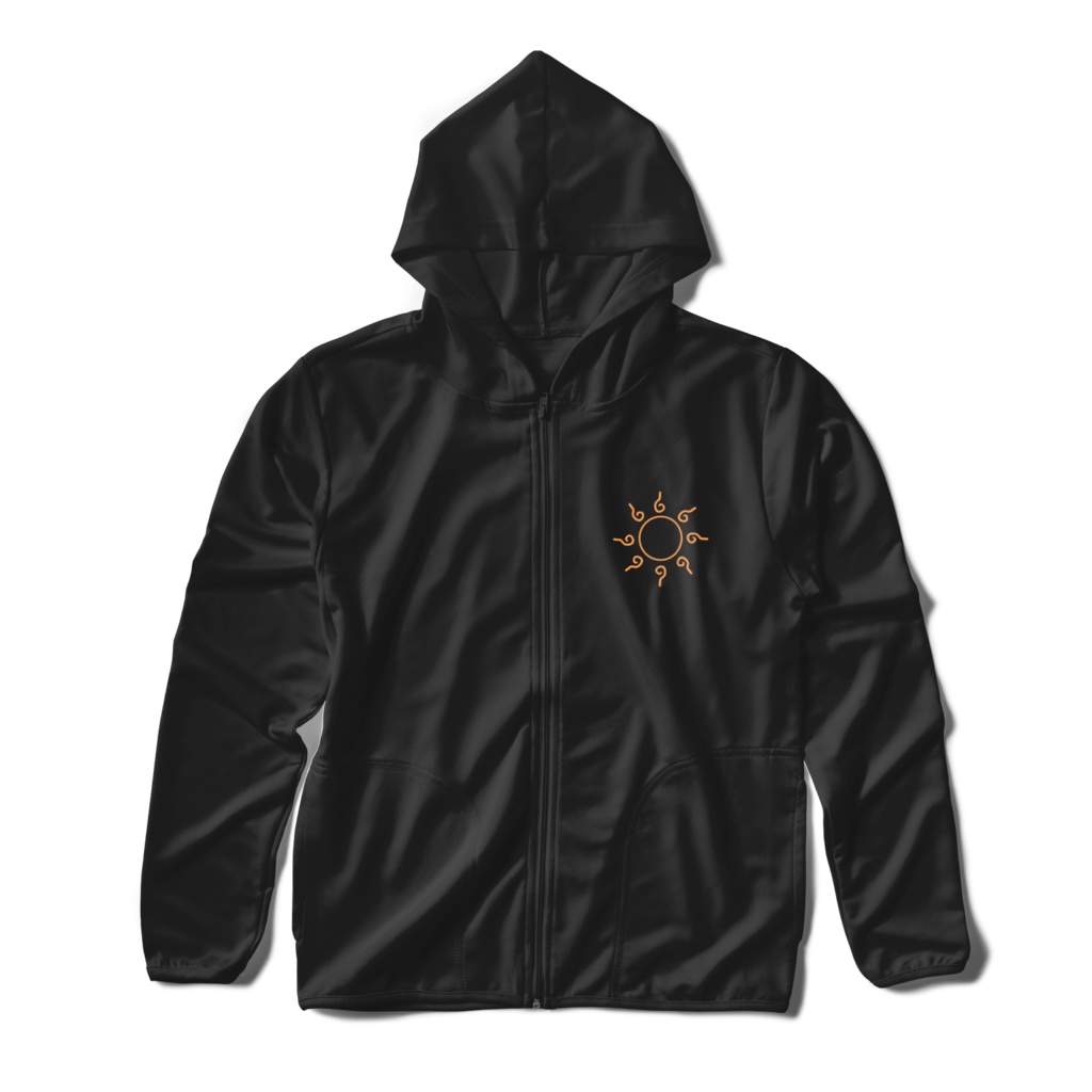 獅子神のオリジナル部屋着：パーカー・オレンジロゴ