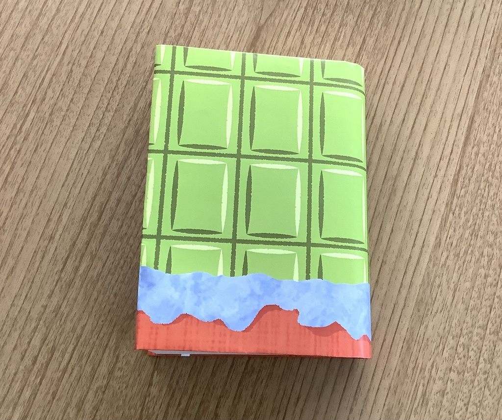 【DL販売】ブックカバー（抹茶チョコレート）