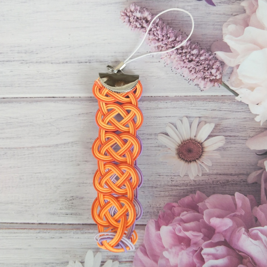 【ナルヒナ】水引のあわじ結びストラップ