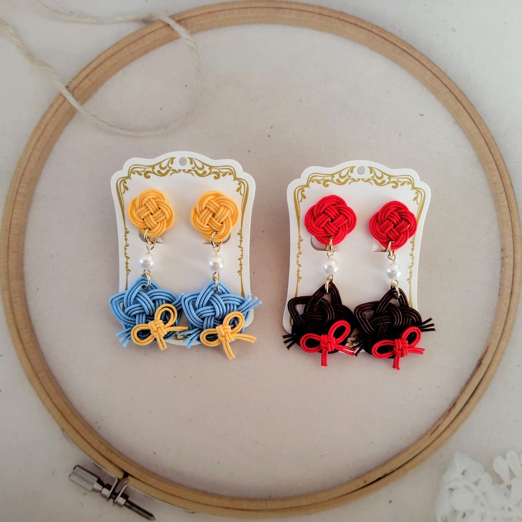 ネロ/晶ちゃん猫のイヤリング