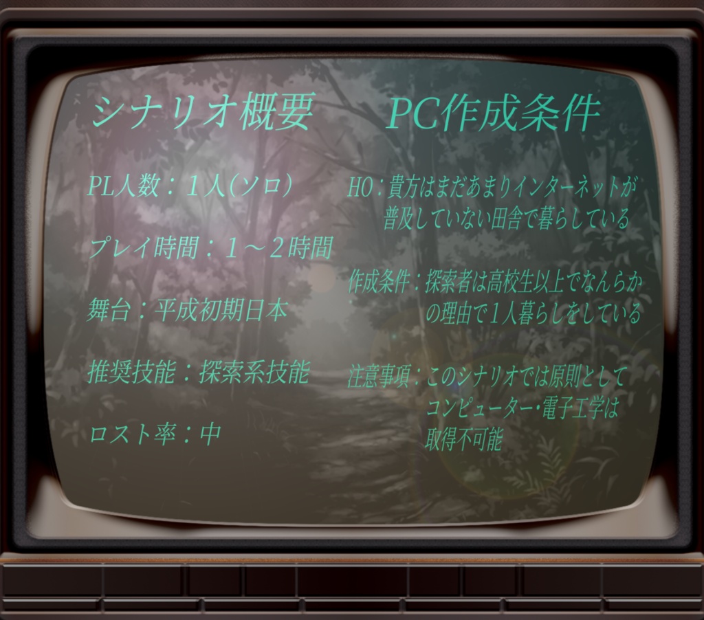 デジタルデバイド【クトゥルフ神話TRPG】