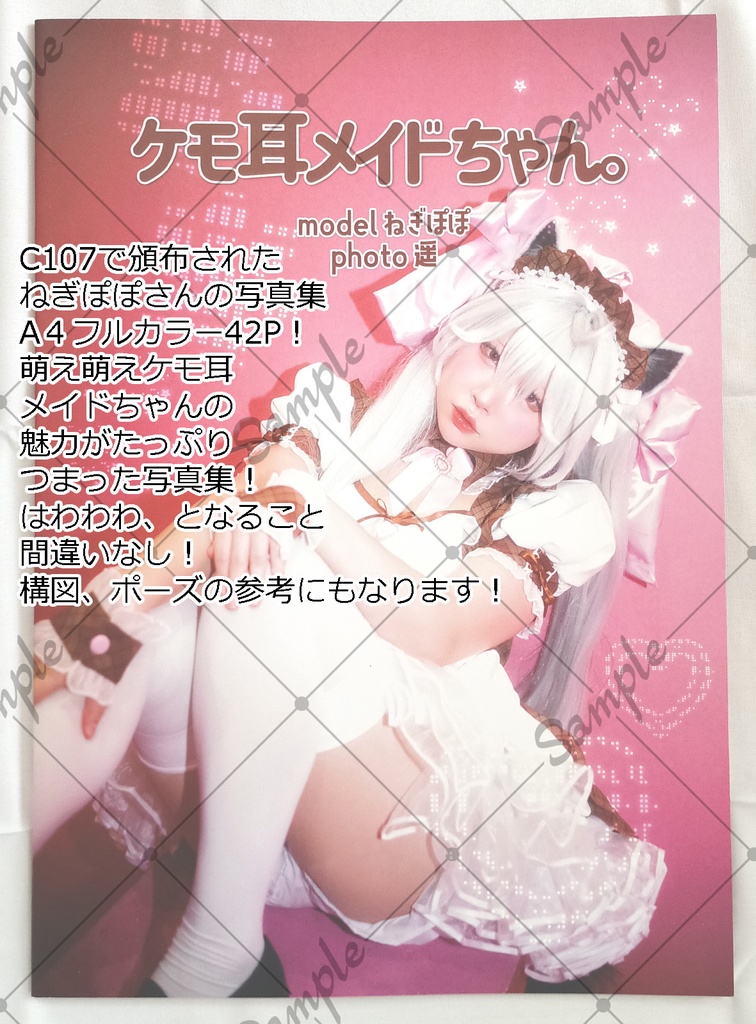 ケモ耳メイドちゃん(C107ねぎぽぽさん写真集(単品) 委託)