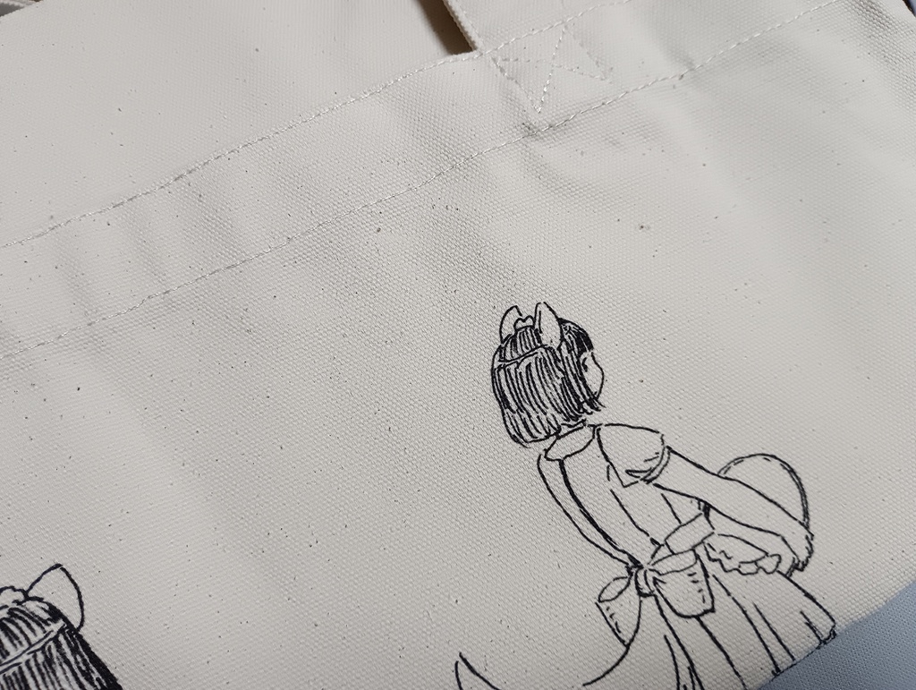 キャンバストートバッグ(マチ付、Mサイズ)※送料込