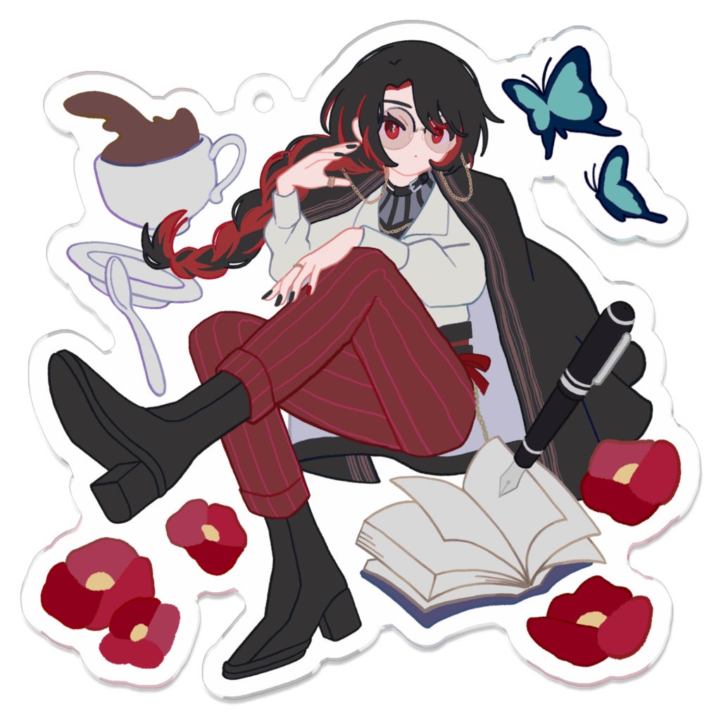 【1周年イラスト】アクリルキーホルダー【通年販売】