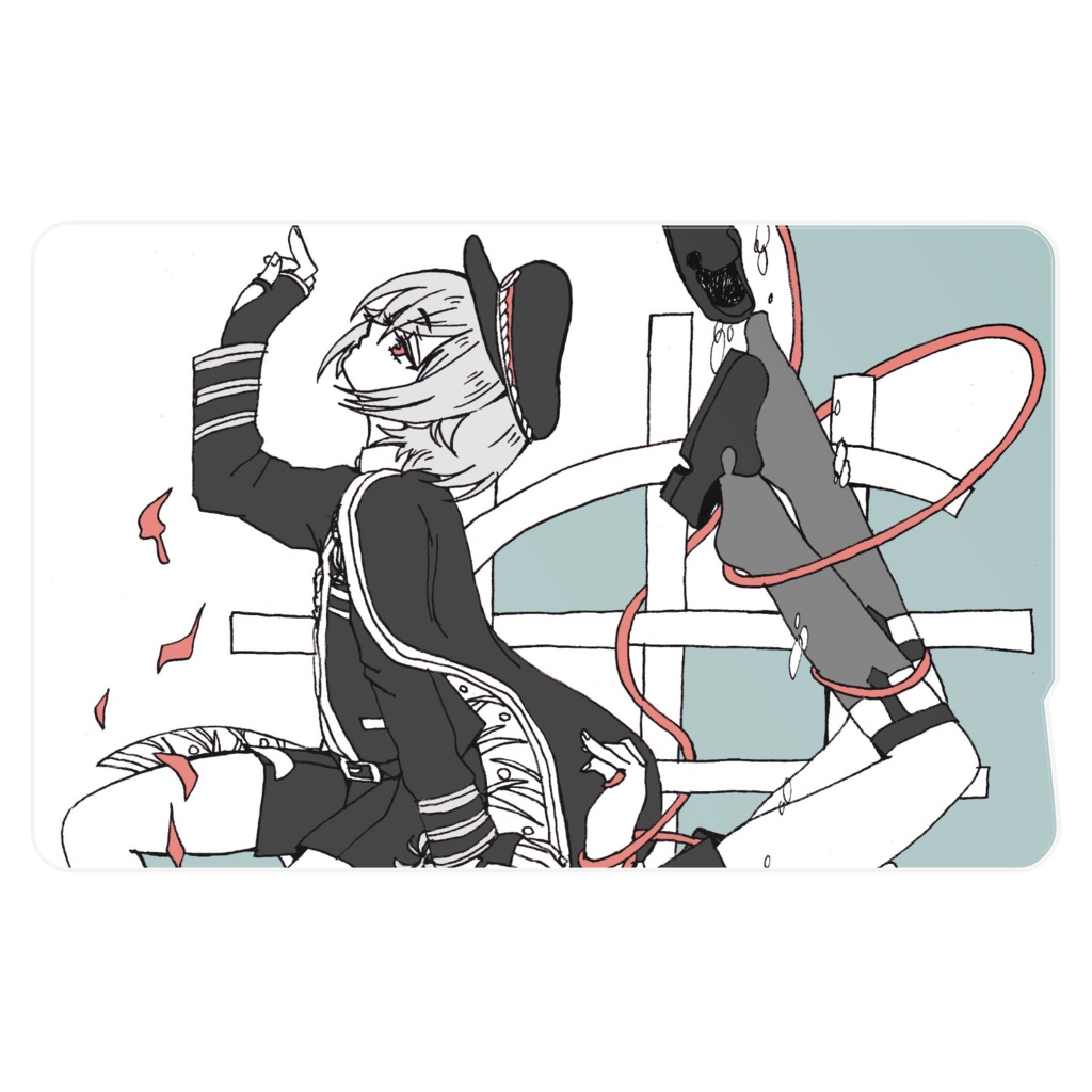 刀剣乱舞「蛍丸」ICカードステッカー