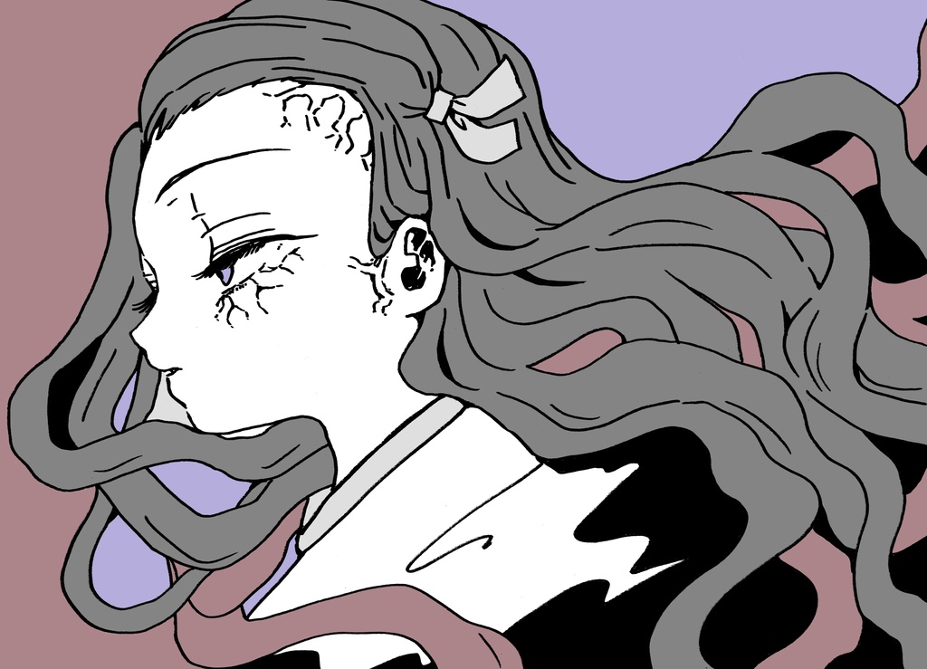 鬼滅の刃「ねずこ」スマホリング